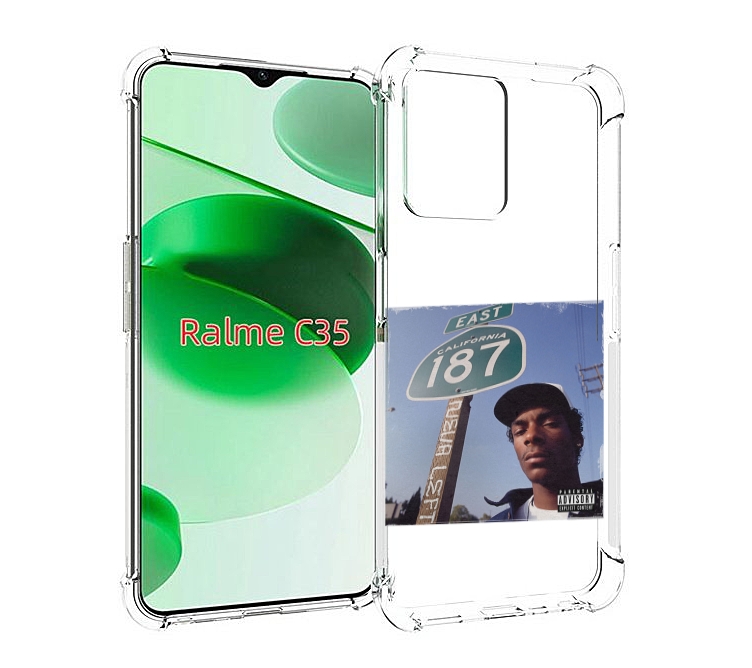 

Чехол MyPads Snoop Dogg Neva left для Realme C35 / Narzo 50A Prime, Прозрачный, Tocco