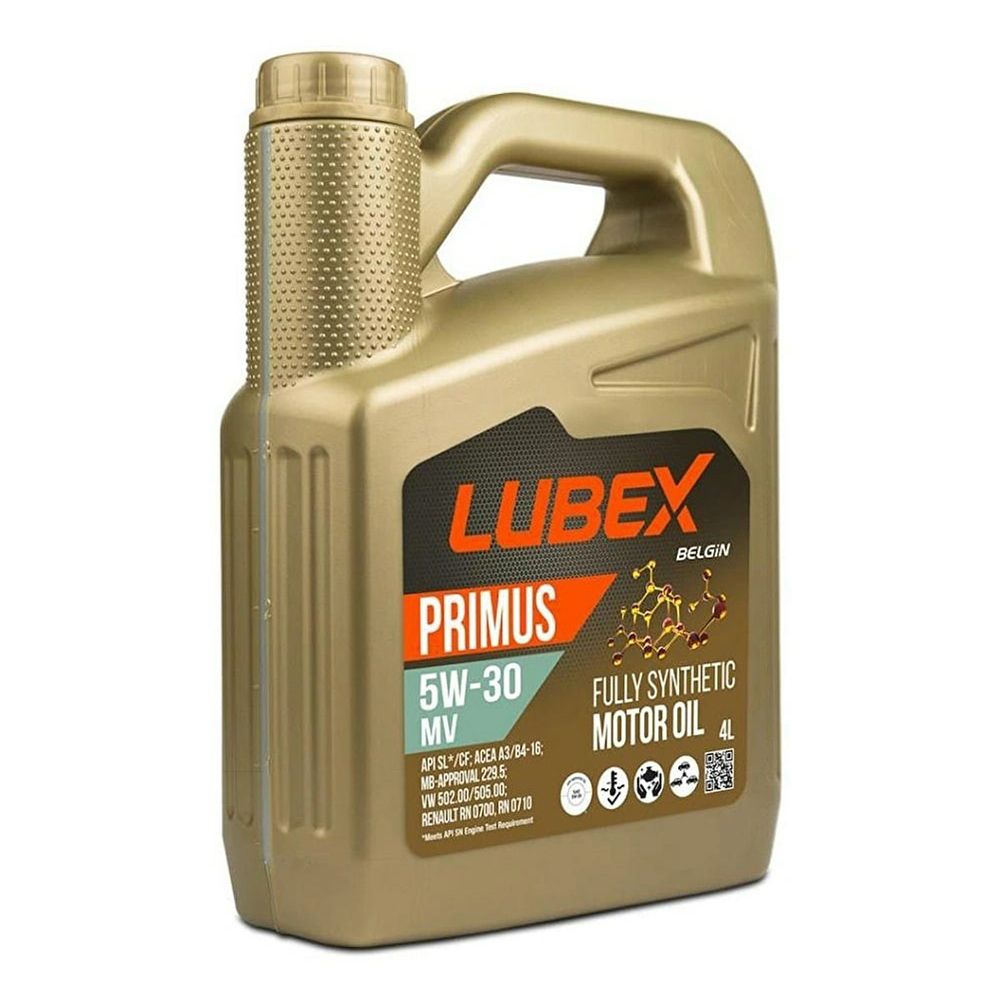 

Моторное масло LUBEX синтетическое Primus MV 5W30 4 л