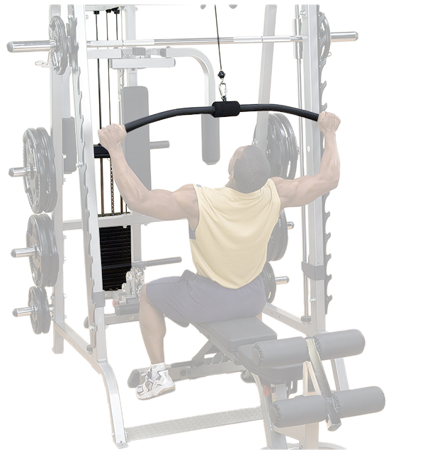 

Верхняя нижняя тяга с весовым стеком 95 кг для машины Смита Body-Solid GS348Q, GS348Q