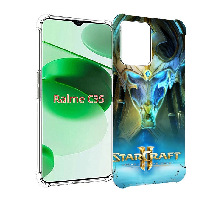 

Чехол MyPads StarCraft II Legacy of the Void для Realme C35 / Narzo 50A Prime, Прозрачный, Tocco