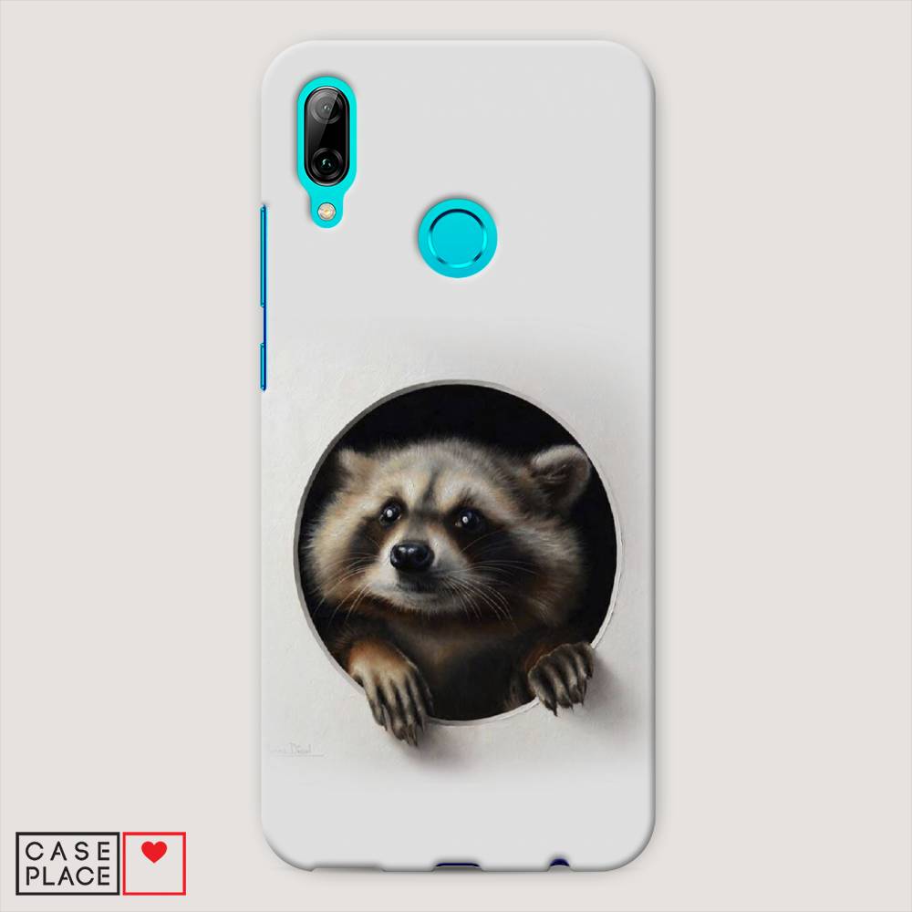 

Чехол Awog "Любопытный енот" для Huawei P Smart 2019, 67220-1