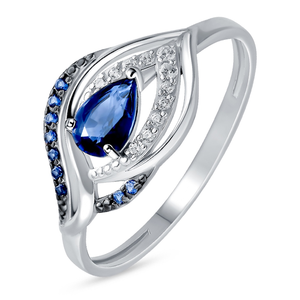 

Кольцо из серебра р. , 585Gold 701013325, фианит, 701013325