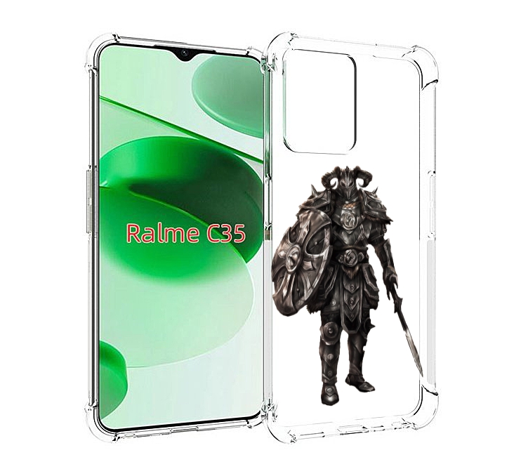 

Чехол MyPads The-Elder-Scrolls-Online для Realme C35 / Narzo 50A Prime, Прозрачный, Tocco