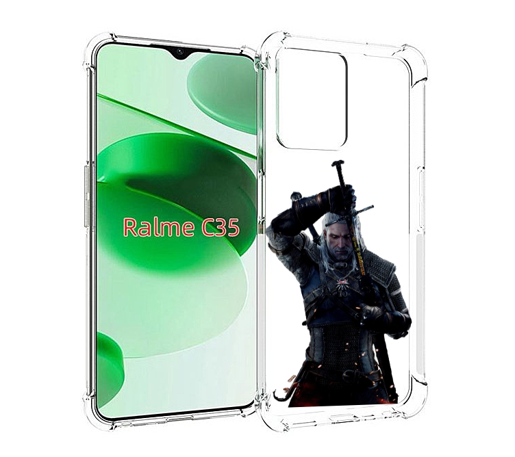

Чехол MyPads The-Witcher-3 для Realme C35 / Narzo 50A Prime, Прозрачный, Tocco
