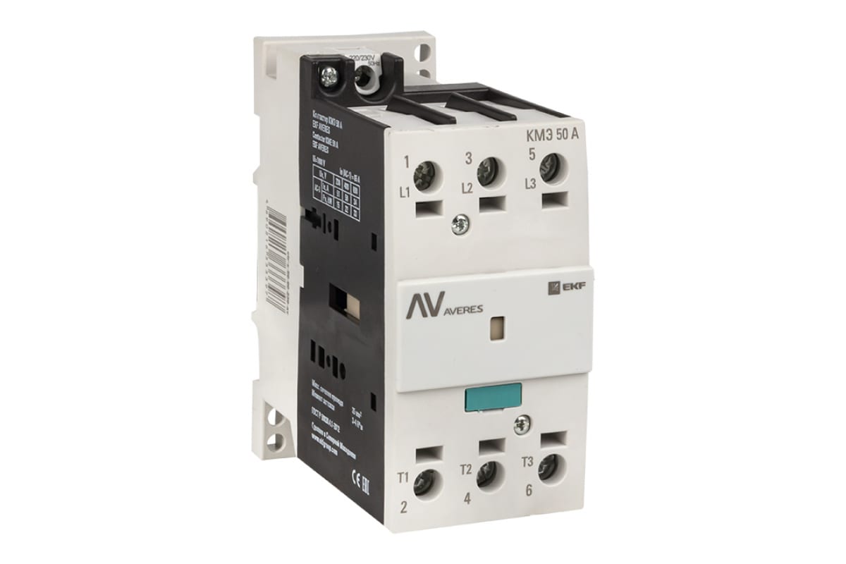 

Контактор КМЭ 50А 400В АС EKF AVERES, ctr-s-50-00-400-av