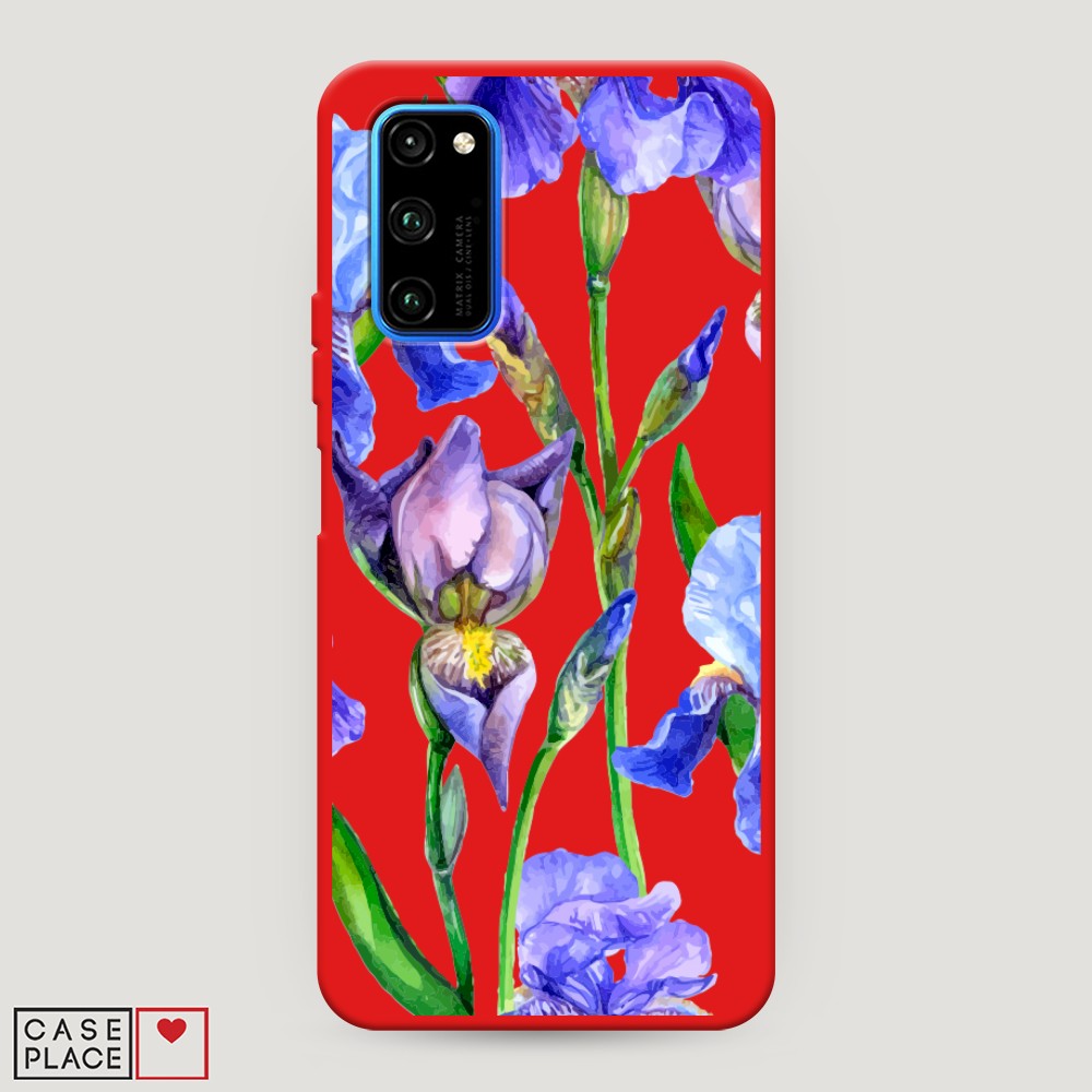 

Матовый силиконовый чехол "Звездочки графика белая" на Honor 7X