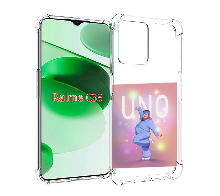 

Чехол MyPads UNO-танцор для Realme C35 / Narzo 50A Prime, Прозрачный, Tocco