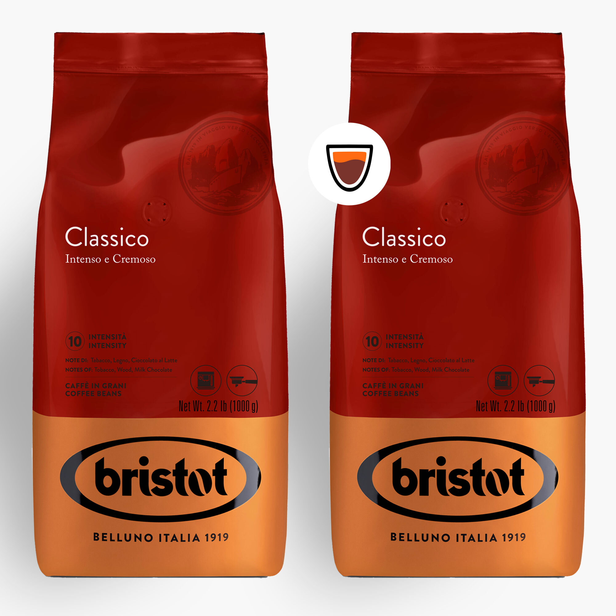 Кофе в зёрнах Bristot Classico R