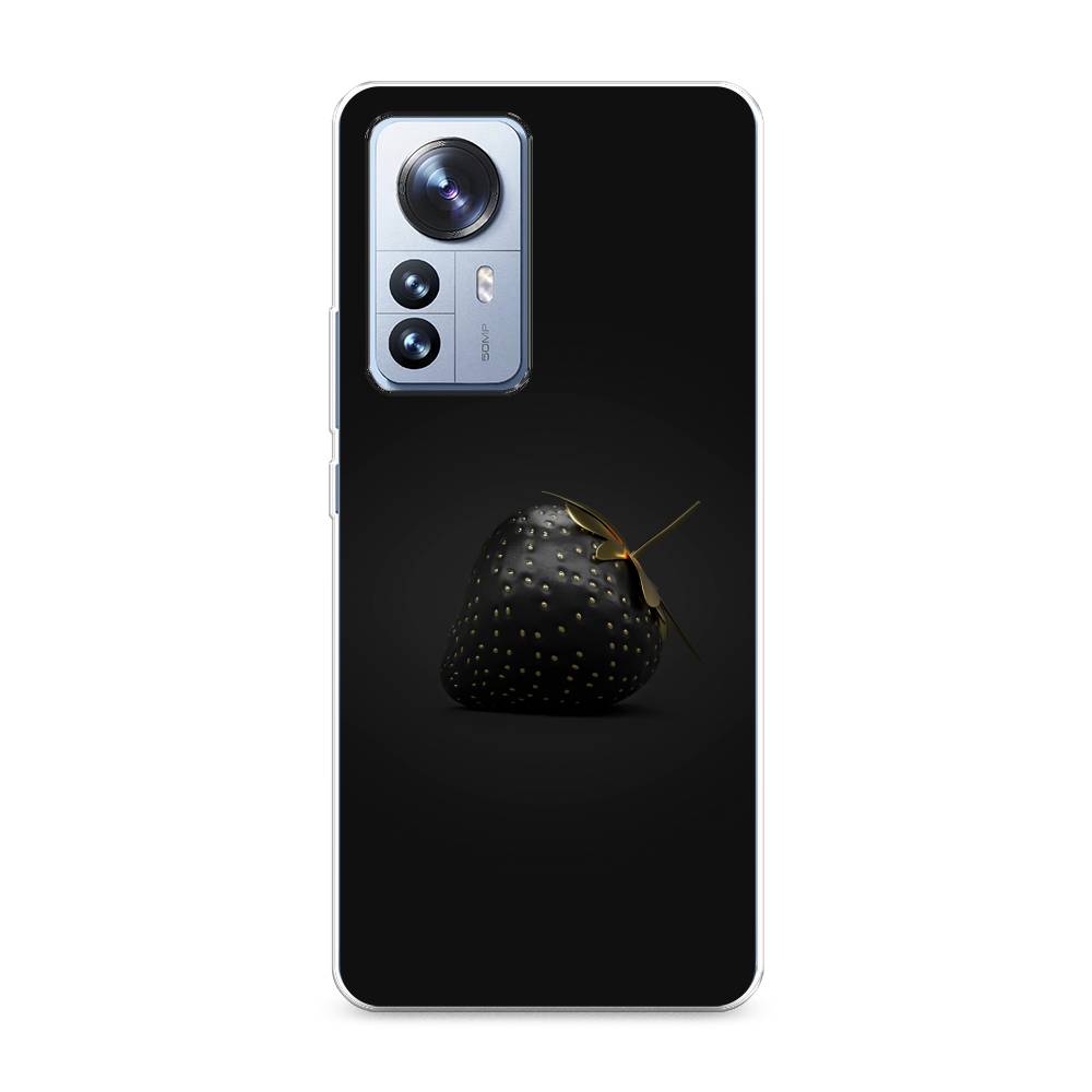 

Чехол Awog на Xiaomi 12 Pro "Черная клубника", Разноцветный, 314450-10