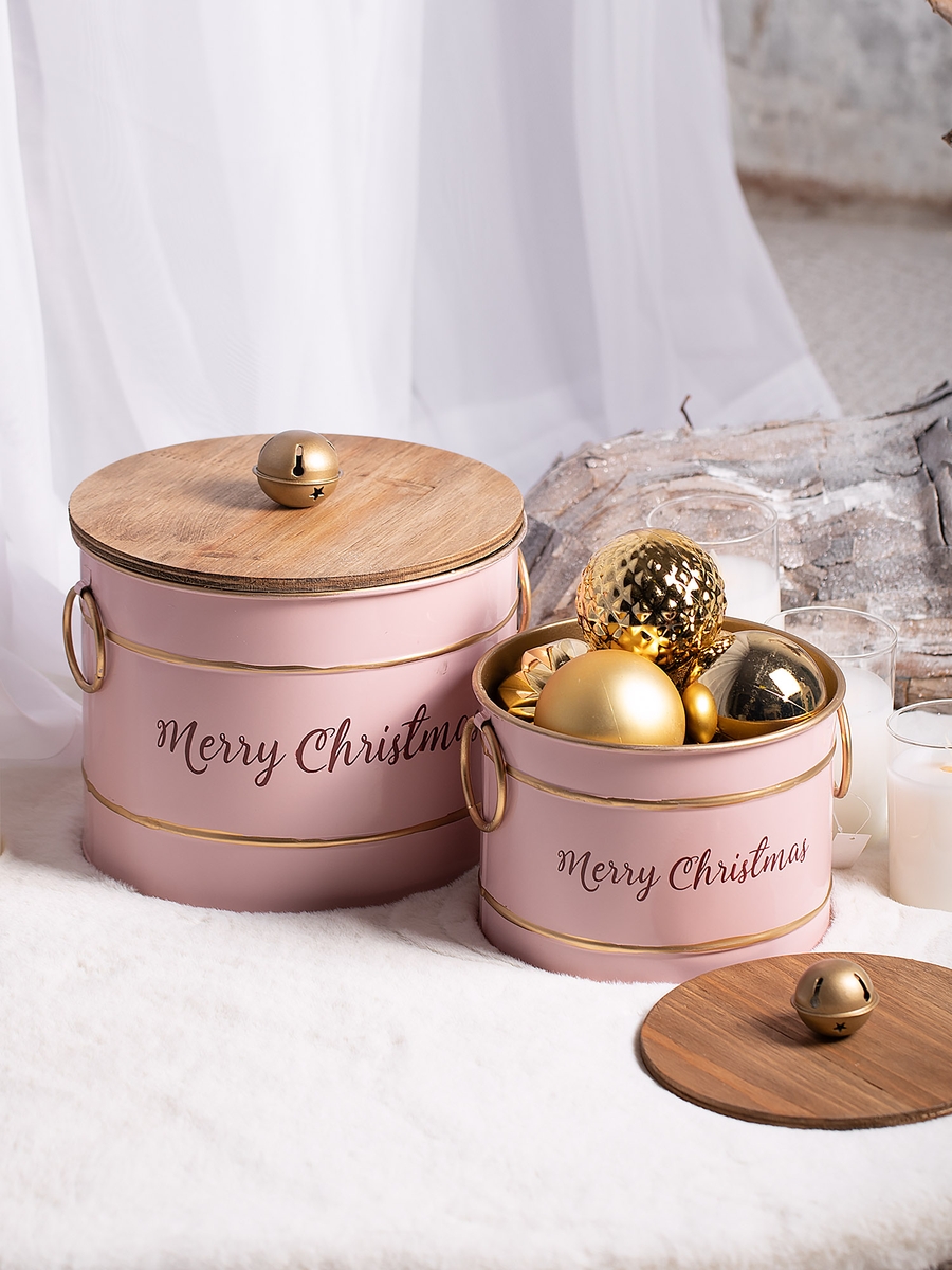 

Шкатулки Glasar декоративные, набор 2 предмета 45х25х24см RC131427, Розовый