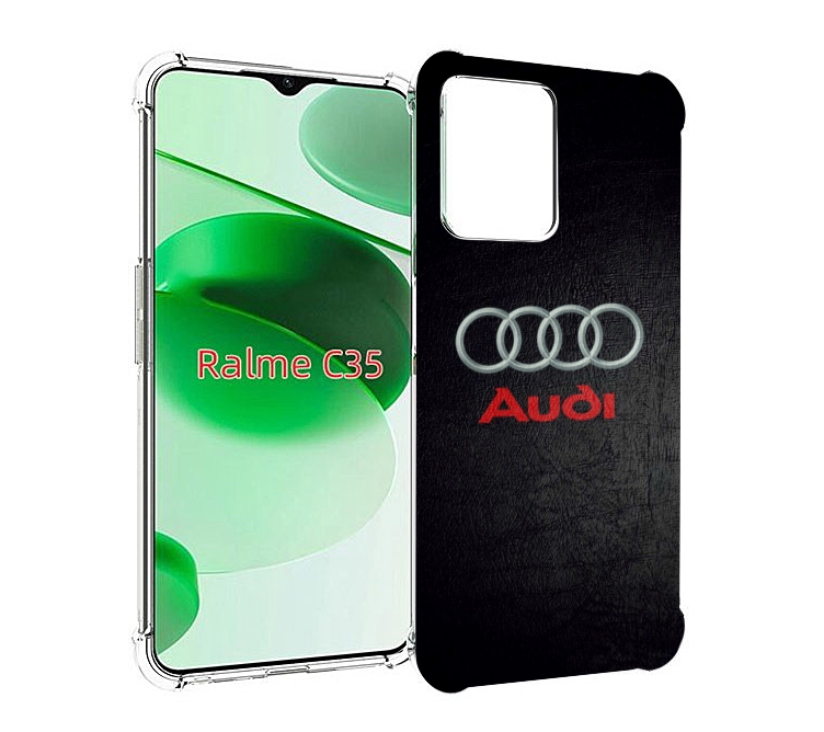 

Чехол MyPads audi 6 мужской для Realme C35 / Narzo 50A Prime, Прозрачный, Tocco