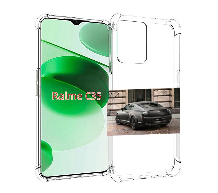 

Чехол MyPads bentley 1 мужской для Realme C35 / Narzo 50A Prime, Прозрачный, Tocco