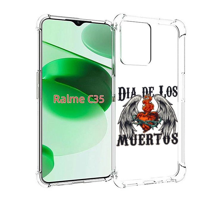

Чехол MyPads burning-heart для Realme C35 / Narzo 50A Prime, Прозрачный, Tocco