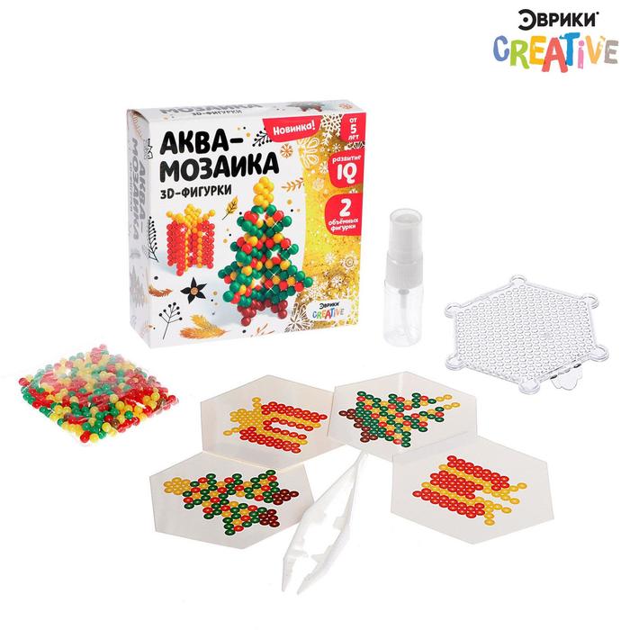 

Аквамозаика 3D елочка, фигурки