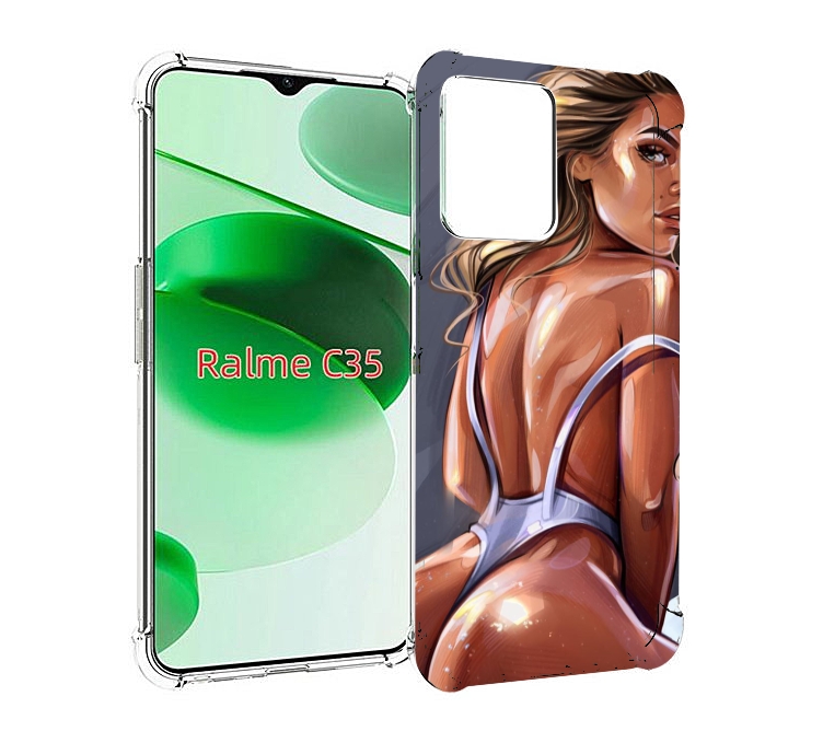 

Чехол MyPads craigos-art для Realme C35 / Narzo 50A Prime, Прозрачный, Tocco