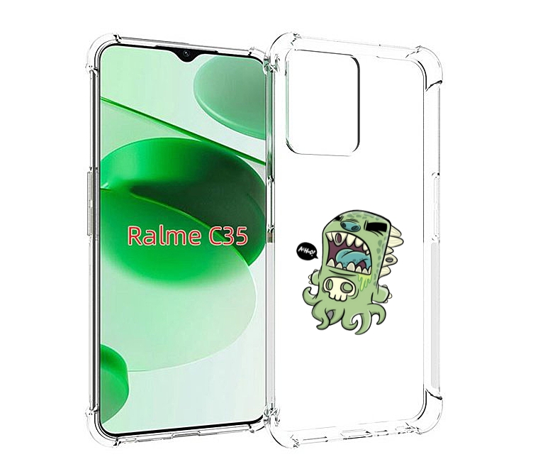 

Чехол MyPads crop для Realme C35 / Narzo 50A Prime, Прозрачный, Tocco