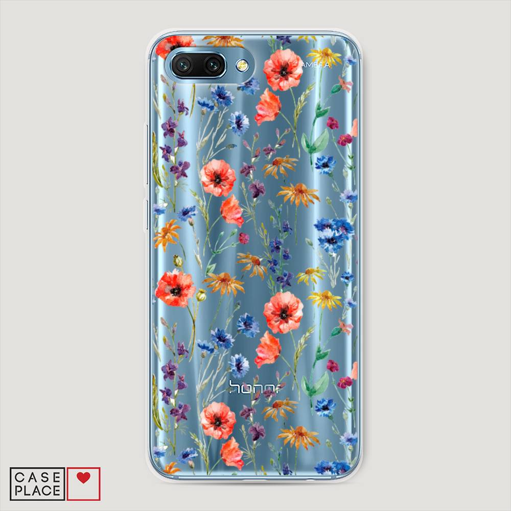 

Чехол Awog "Маки и васильки фон" для Honor 10