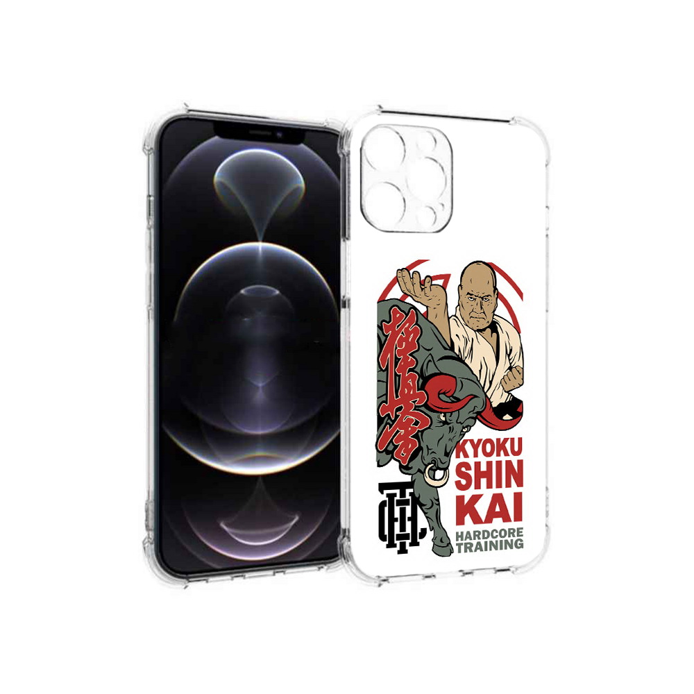 

Чехол MyPads Tocco для Apple iPhone 12 Pro Max единоборства рисунок (PT157374.616.343), Прозрачный, Tocco