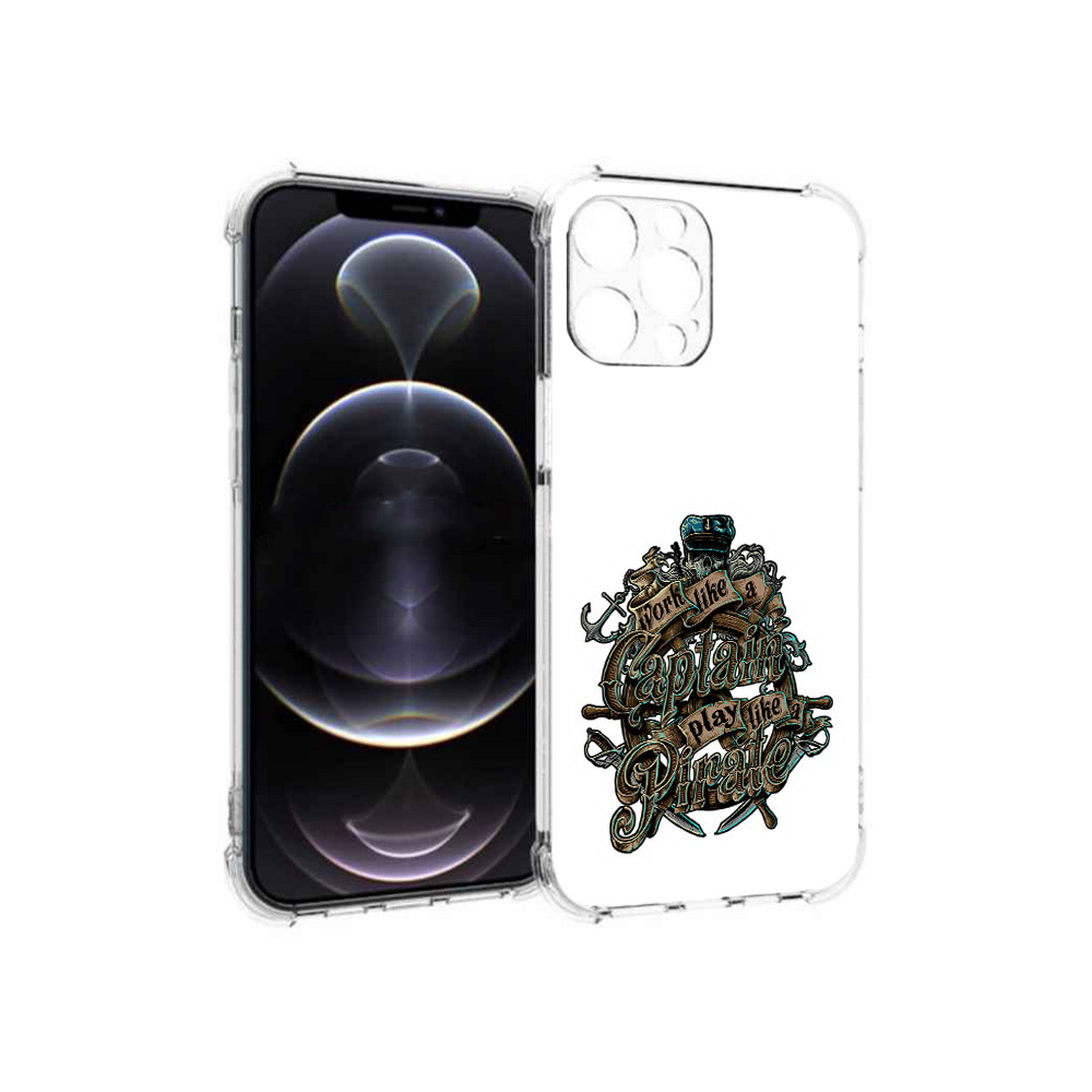 

Чехол MyPads Tocco для Apple iPhone 12 Pro Max капитан пиратов (PT157374.616.385), Прозрачный, Tocco
