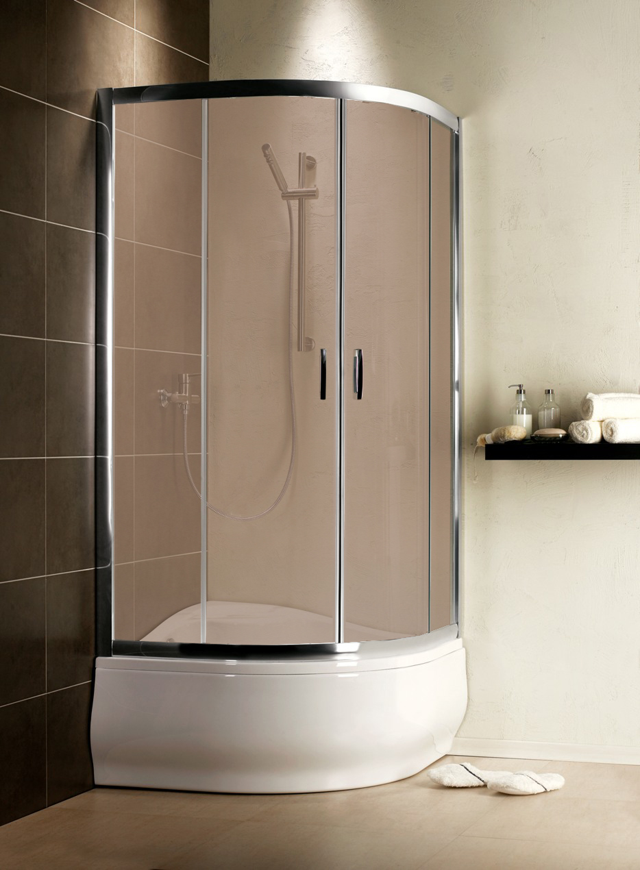

Душевой уголок 80х80 см Radaway Premium Plus A 80/170 30411-01-08N стекло коричневое