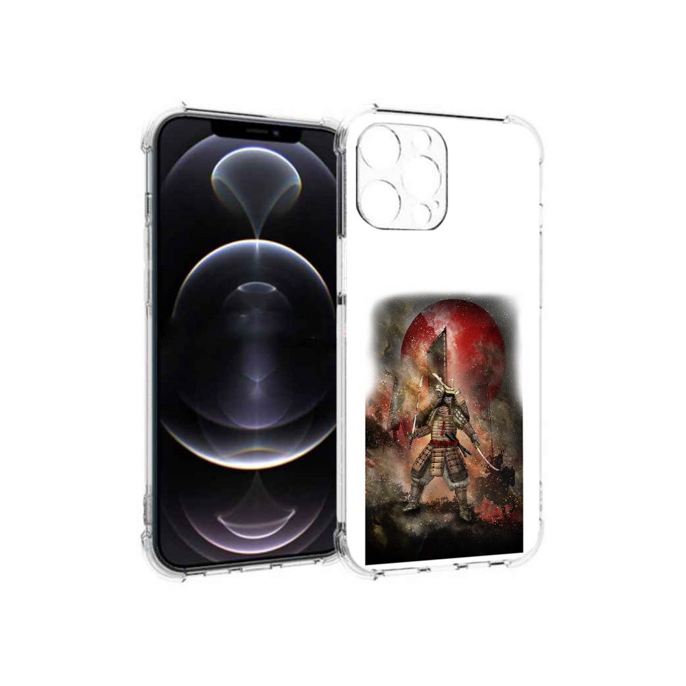 

Чехол MyPads Tocco для Apple iPhone 12 Pro Max китайскийвоин (PT157374.616.388), Прозрачный, Tocco