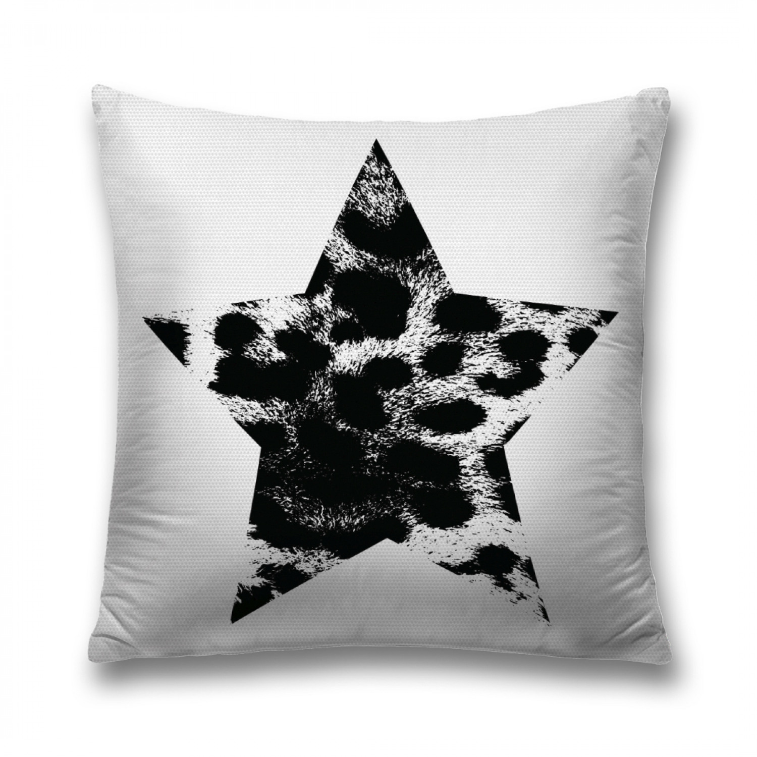 фото Наволочка декоративная joyarty "леопардовая звезда" на молнии, 45x45 см