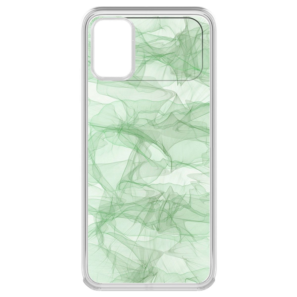 

Чехол-накладка Krutoff Clear Case Абстракт 8 для Xiaomi POCO M3, Прозрачный