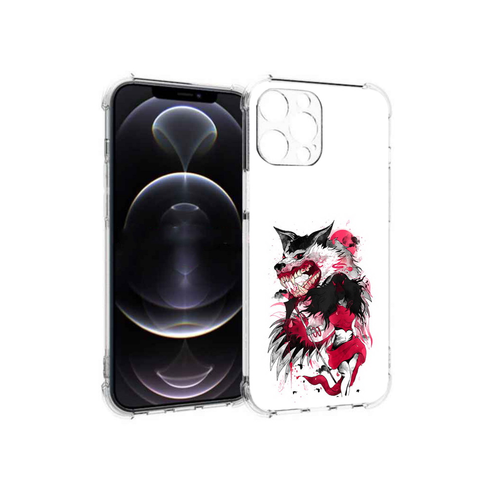 

Чехол MyPads Tocco для Apple iPhone 12 Pro Max красная шапочка (PT157374.616.410), Прозрачный, Tocco