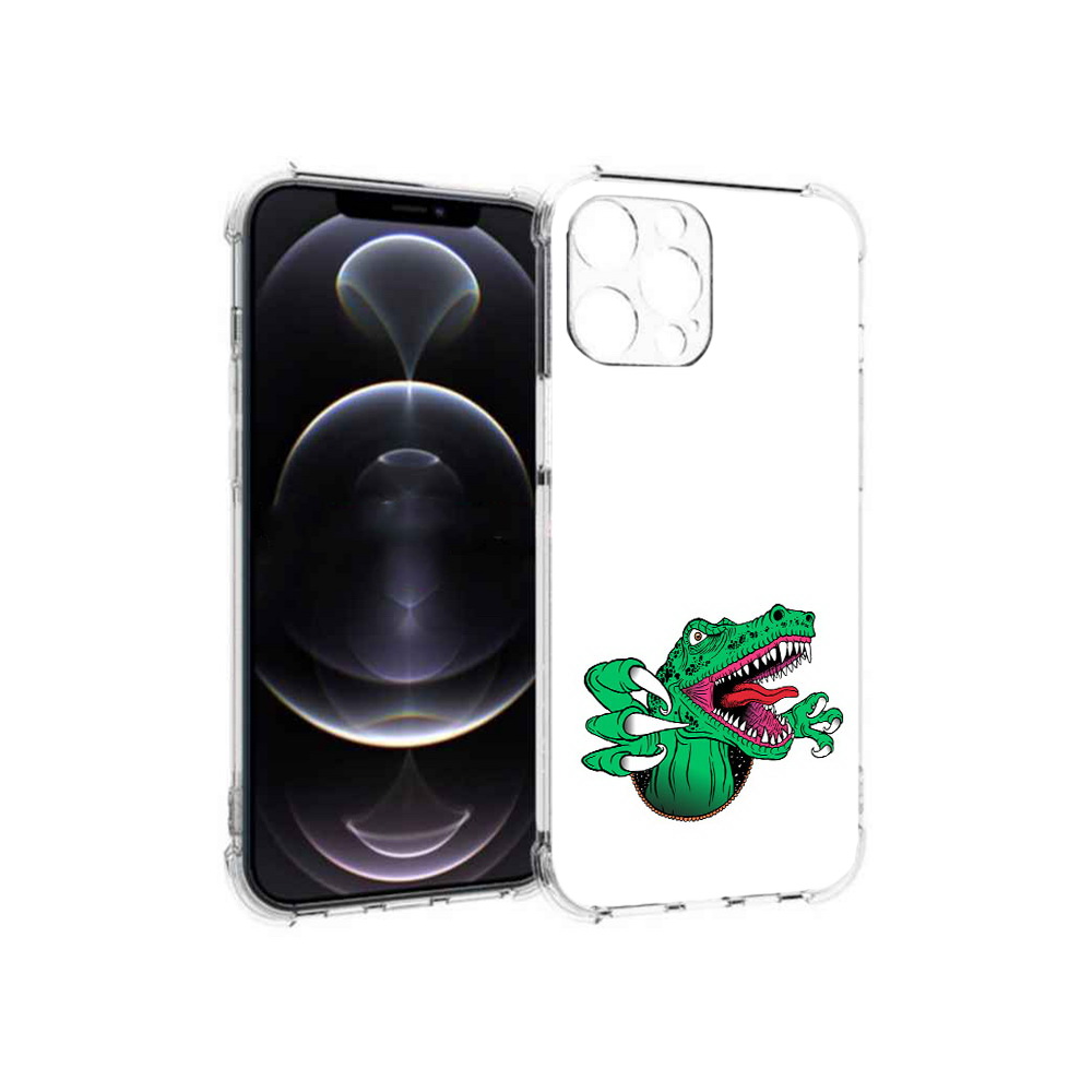 

Чехол MyPads Tocco для Apple iPhone 12 Pro Max крокодил (PT157374.616.417), Прозрачный, Tocco
