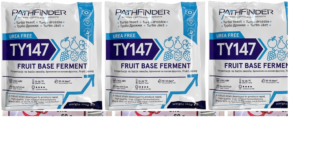 Спиртовые дрожжи Pathfinder Fruit Base Ferment 120 г х 3 шт 1099₽