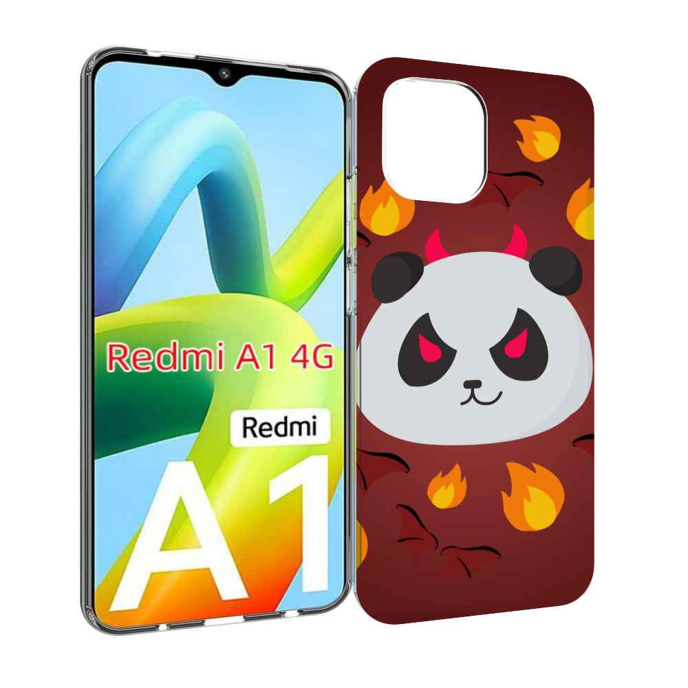 

Чехол Mypads Огненная-Панда Для Xiaomi Redmi A1, Прозрачный, Tocco