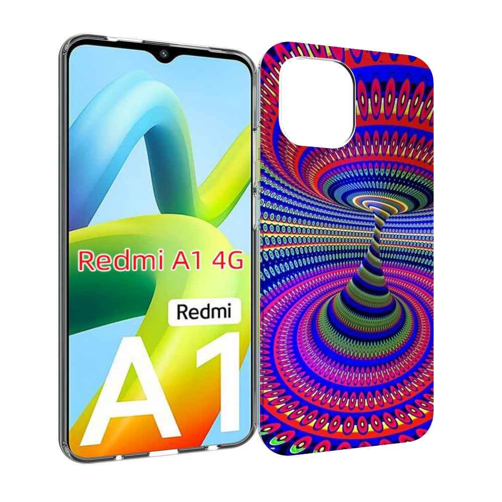 

Чехол Mypads Оптическая Иллюзия Для Xiaomi Redmi A1, Прозрачный, Tocco