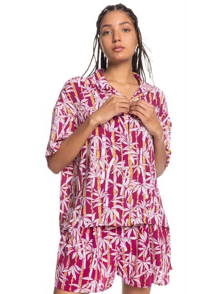 

Рубашка женская Quiksilver EQWWT03053 бордовая M, EQWWT03053