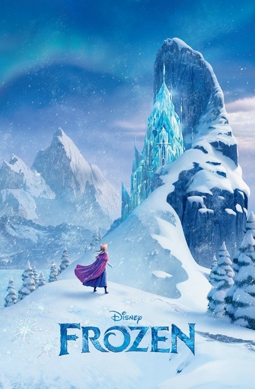 

Постер к мультфильму "Холодное сердце" (Frozen) 50x70 см