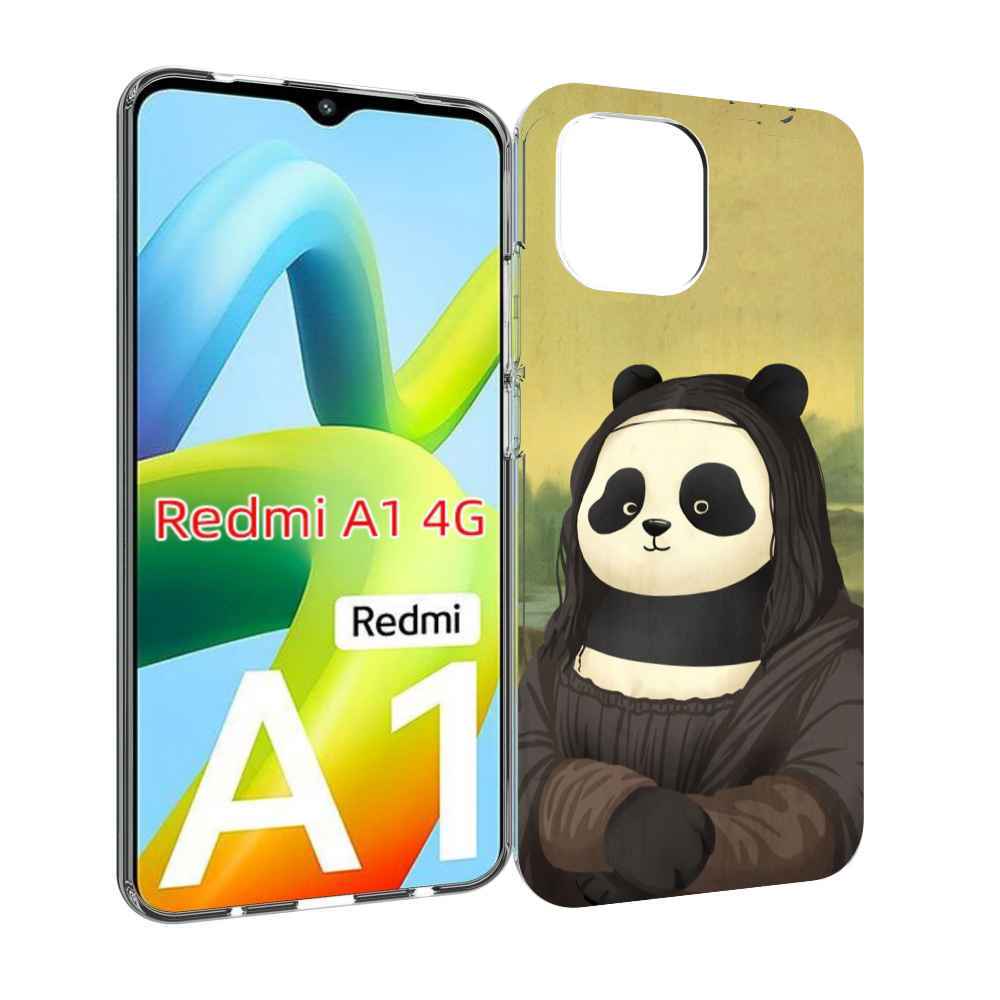 

Чехол Mypads Панда Монализа Для Xiaomi Redmi A1, Прозрачный, Tocco