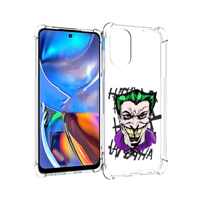 

Чехол MyPads Джокер-крейзи для Motorola Moto E32, Прозрачный, Tocco