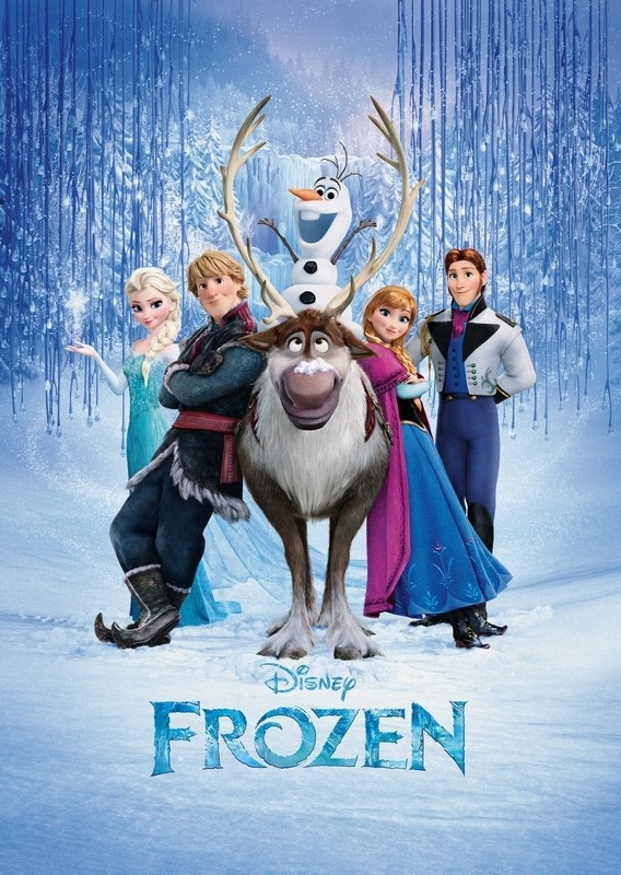 

Постер к мультфильму "Холодное сердце" (Frozen) 50x70 см