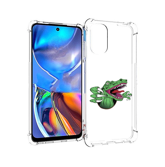 

Чехол MyPads Динозавр для Motorola Moto E32, Прозрачный, Tocco