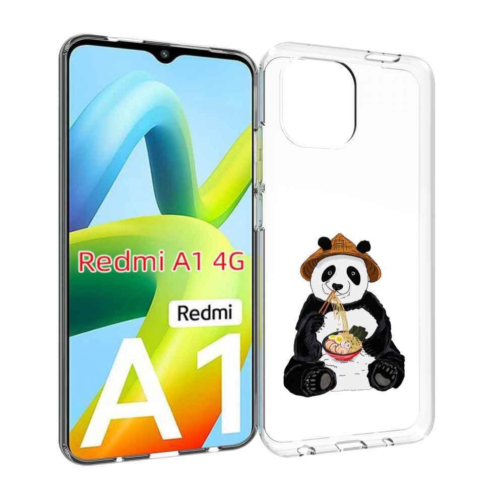 

Чехол Mypads Панда-Любит-Лапшу Для Xiaomi Redmi A1, Прозрачный, Tocco