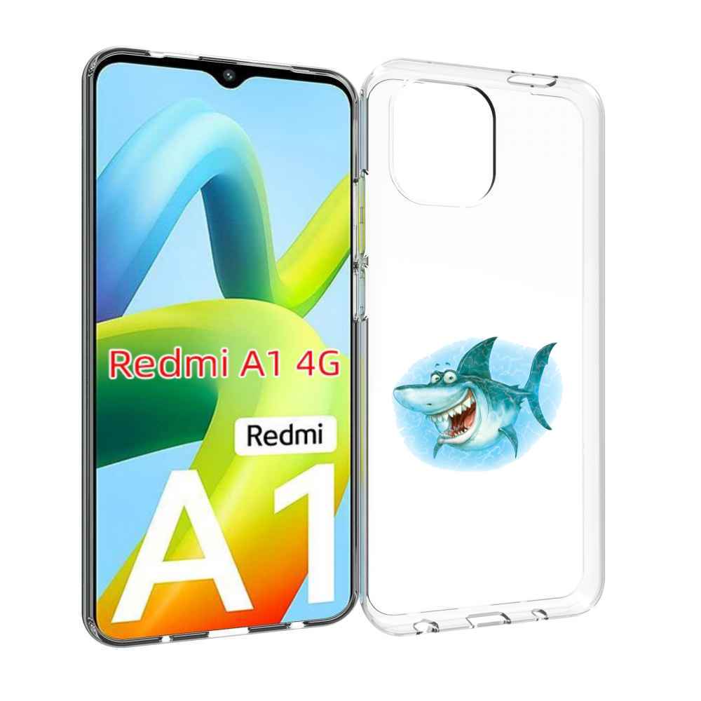 

Чехол Mypads Веселая Акула Для Xiaomi Redmi A1, Прозрачный, Tocco