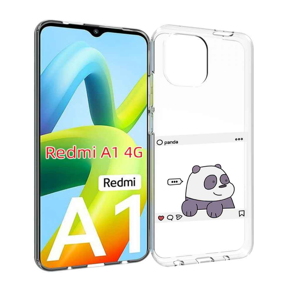 

Чехол Mypads Пандочка-Фотка Для Xiaomi Redmi A1, Прозрачный, Tocco
