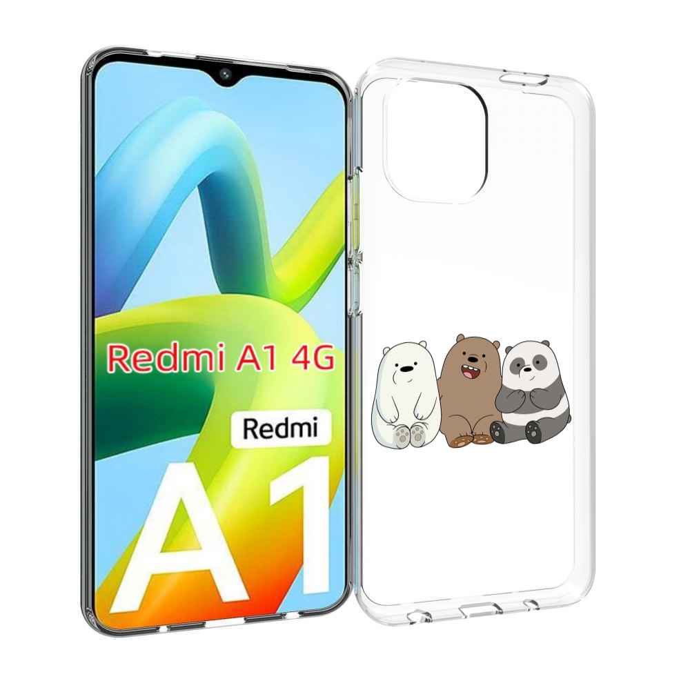 

Чехол Mypads Панды Детский Для Xiaomi Redmi A1, Прозрачный, Tocco