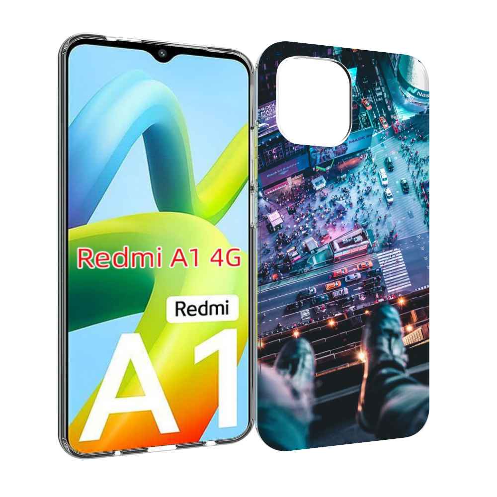 

Чехол Mypads Парень На Крыше Для Xiaomi Redmi A1, Прозрачный, Tocco