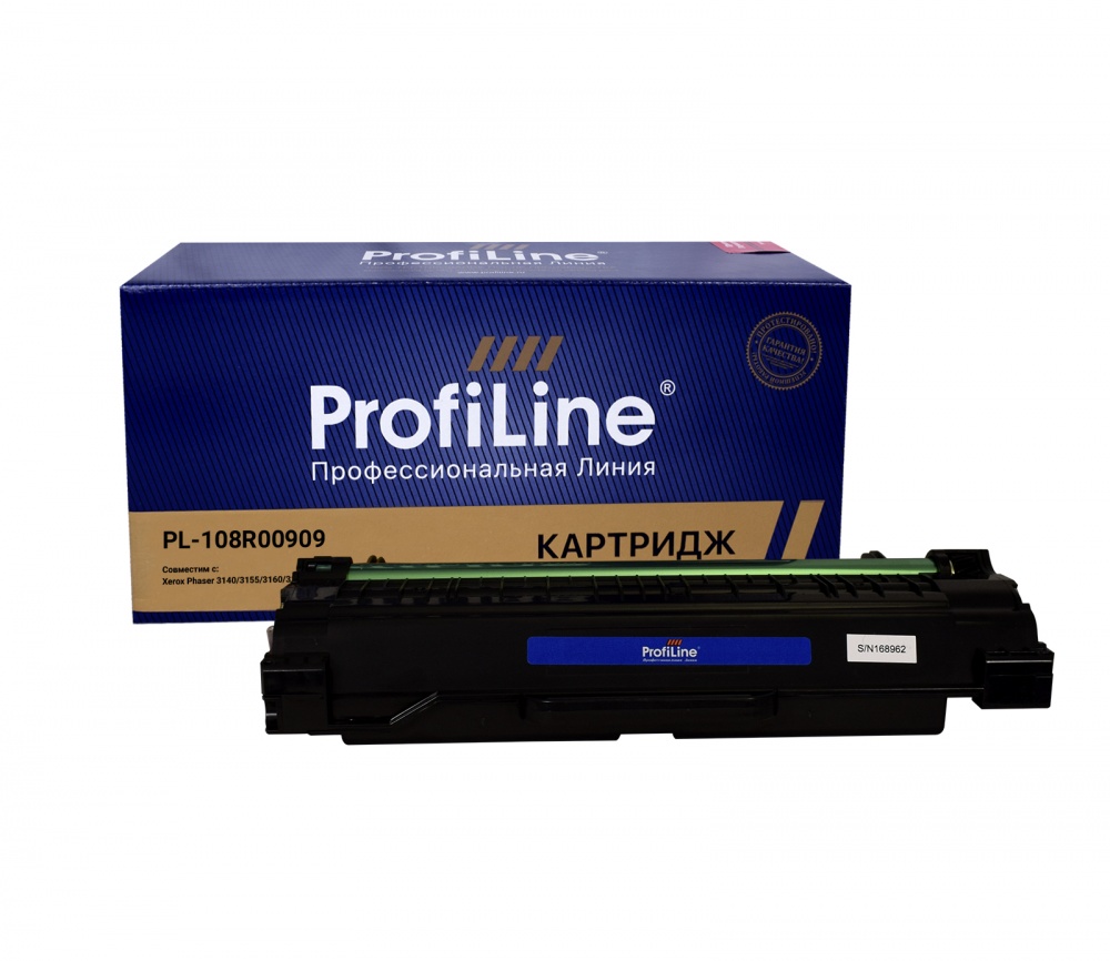 Картридж для лазерного принтера Profiline 108R00909 Black, совместимый