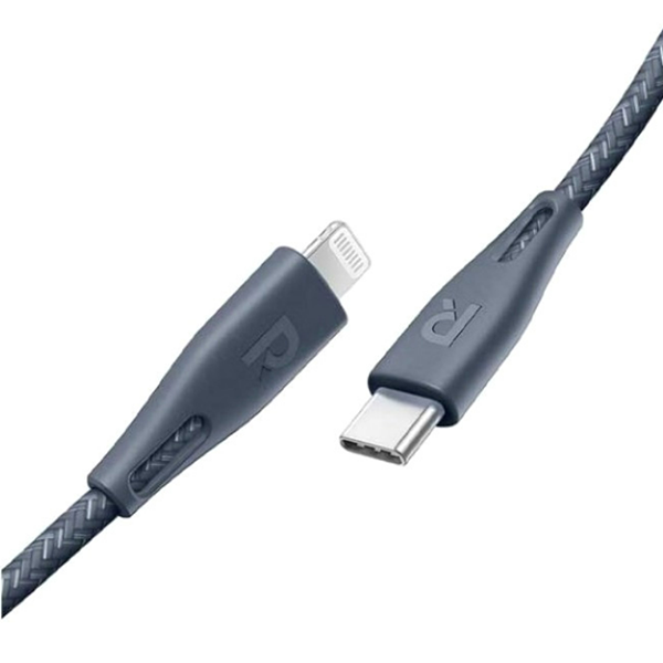 Кабель USB Type C - Lightning RAVPower RAVPower MFI USB-C to Lightning, 1.2 м 1.2 м серый