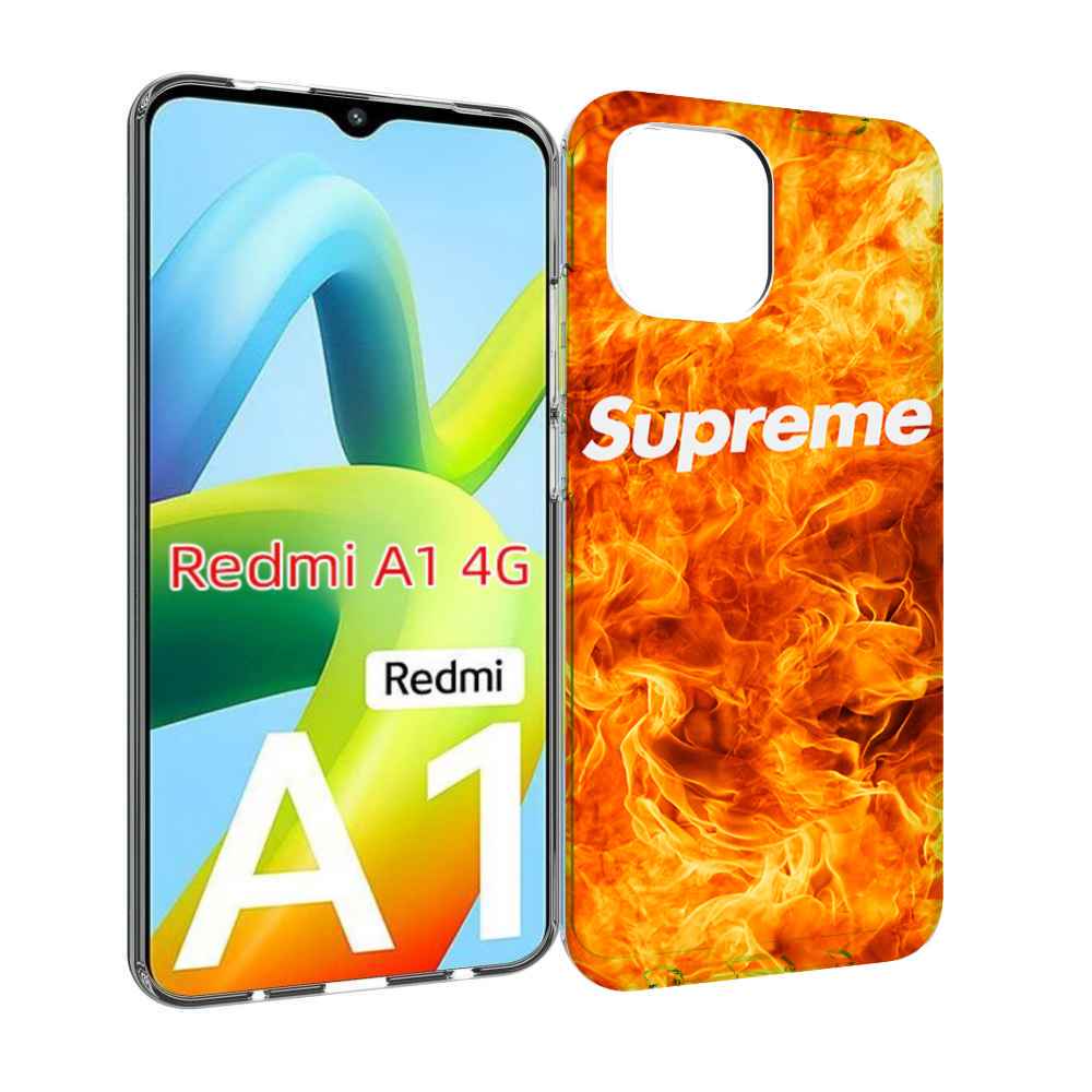 

Чехол Mypads Пламя-Пламенное Суприм Для Xiaomi Redmi A1, Прозрачный, Tocco