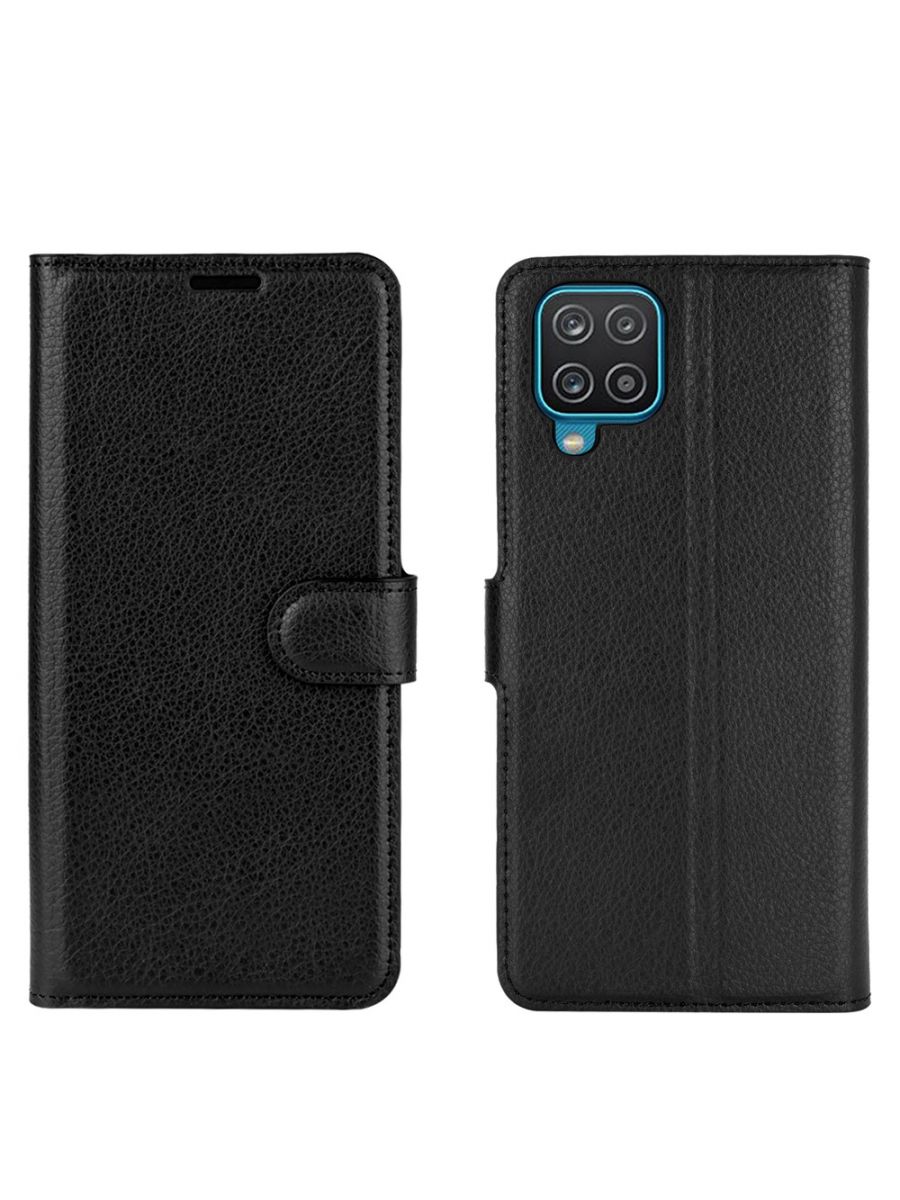 

Чехол Wallet для смартфона Samsung Galaxy A12 черный