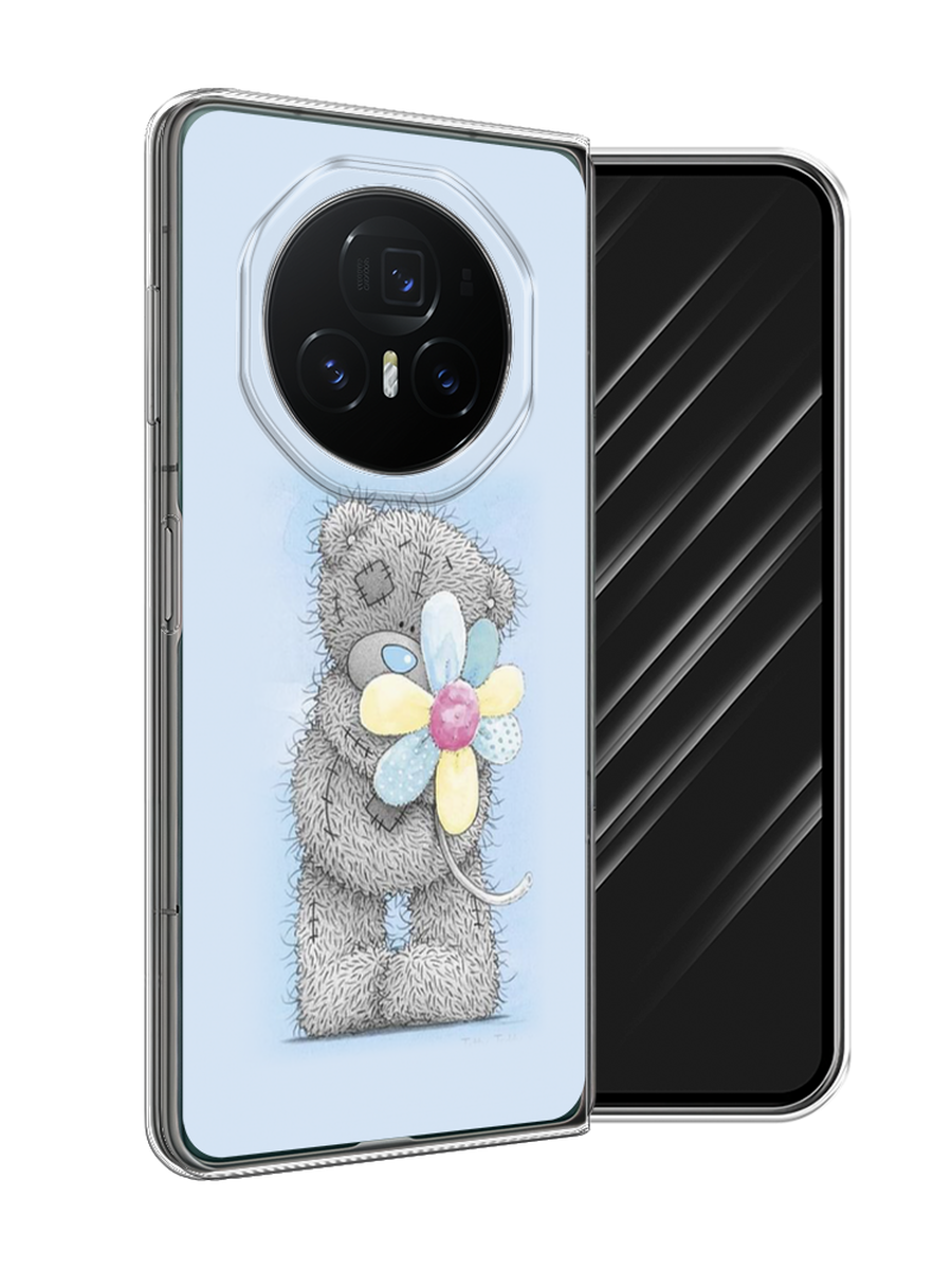 

Чехол Awog на Honor Magic V3 "Me to you с ромашкой", Голубой;серый;желтый, 6125050-1