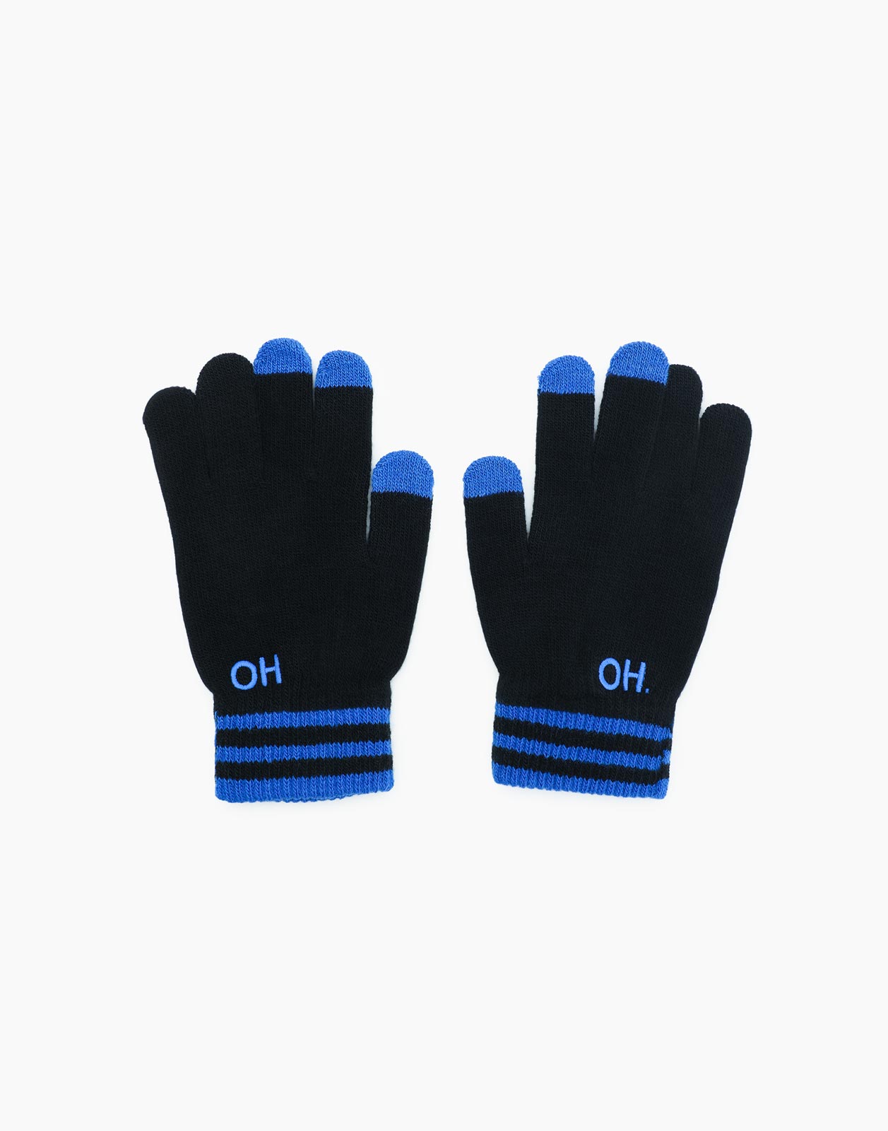 Перчатки Gloria Jeans BAS005024 синий/черный 6-8л/0 для мальчика