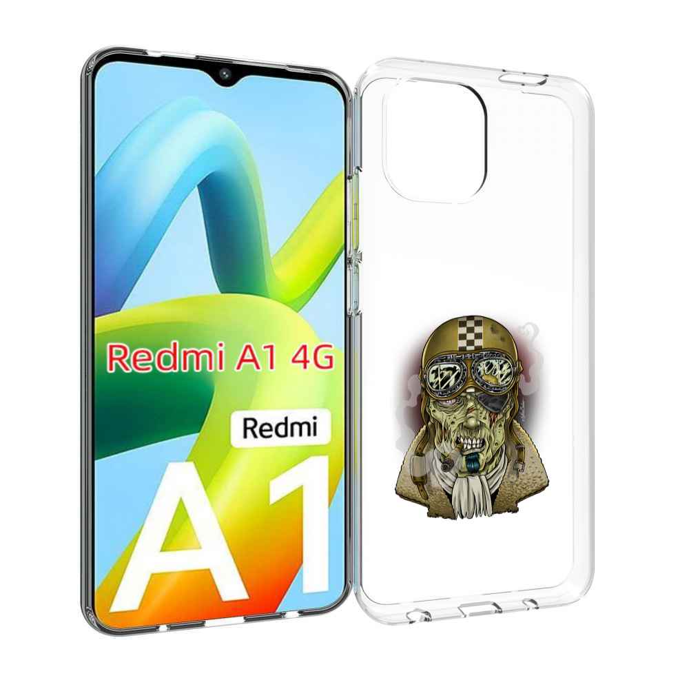 

Чехол Mypads Военный Зомби Для Xiaomi Redmi A1, Прозрачный, Tocco